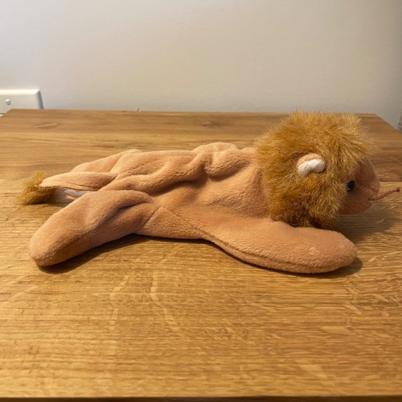 Ty Beanie Babies Roary Lion Tan 1996 – New Tag Protector VINTAGE - Picture 8 of 10
